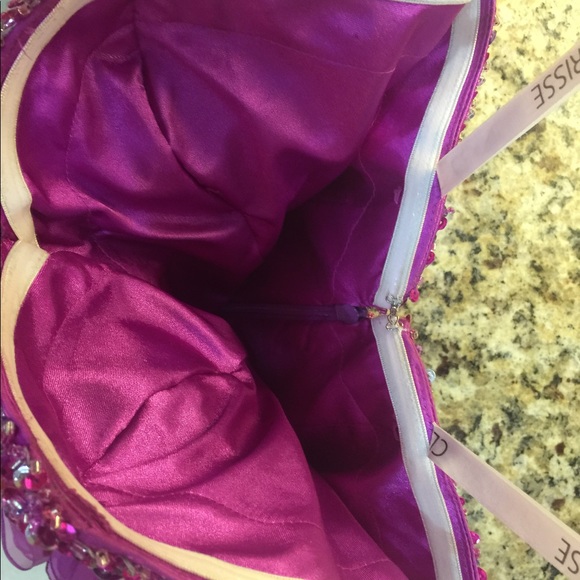 Berry Sequin/Crystal sweetheart cocktail dress - Picture 2 of 8